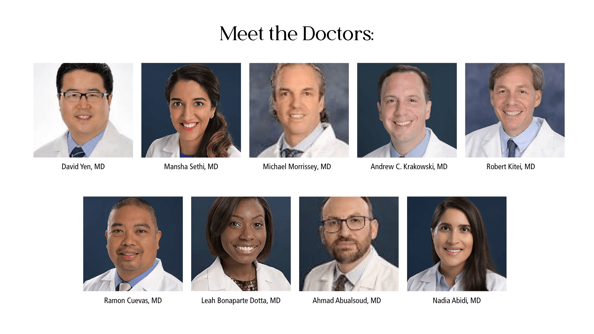 Photos of the doctors at this location