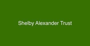 Shelby Alexander