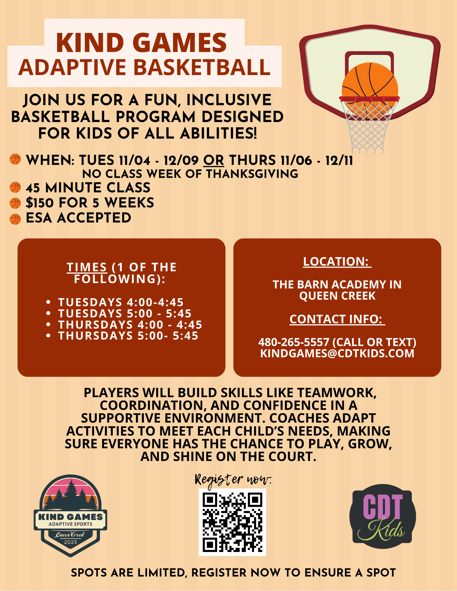 Adaptive Basketball