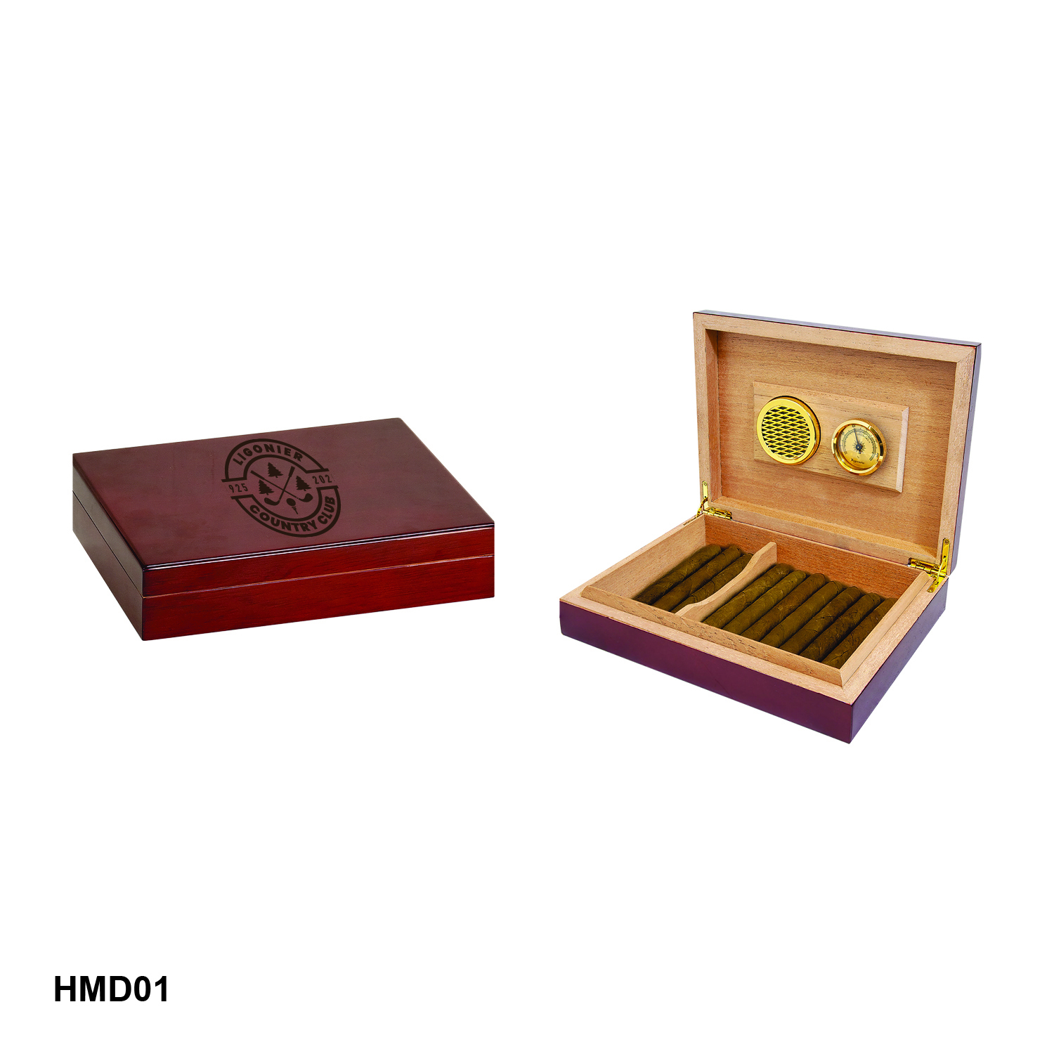 Rosewood Piano Finish Humidor