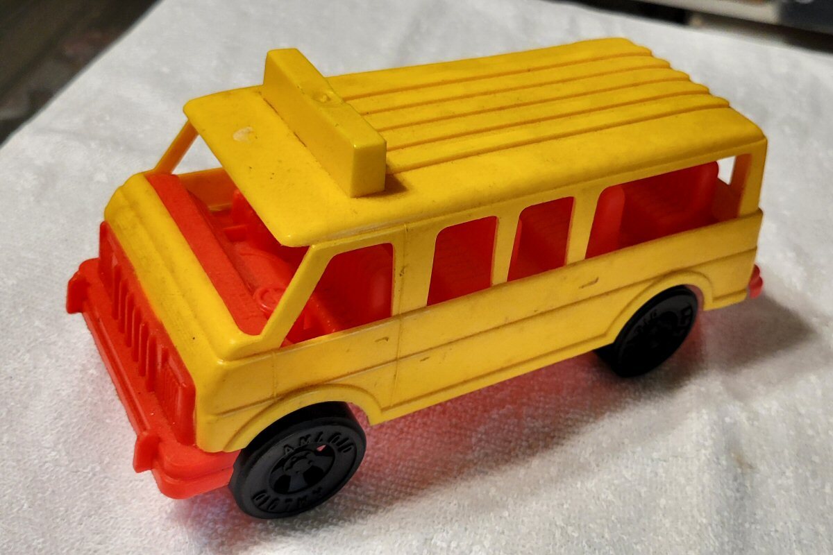 Vintage Amloid Corp Plastic Rescue Van
