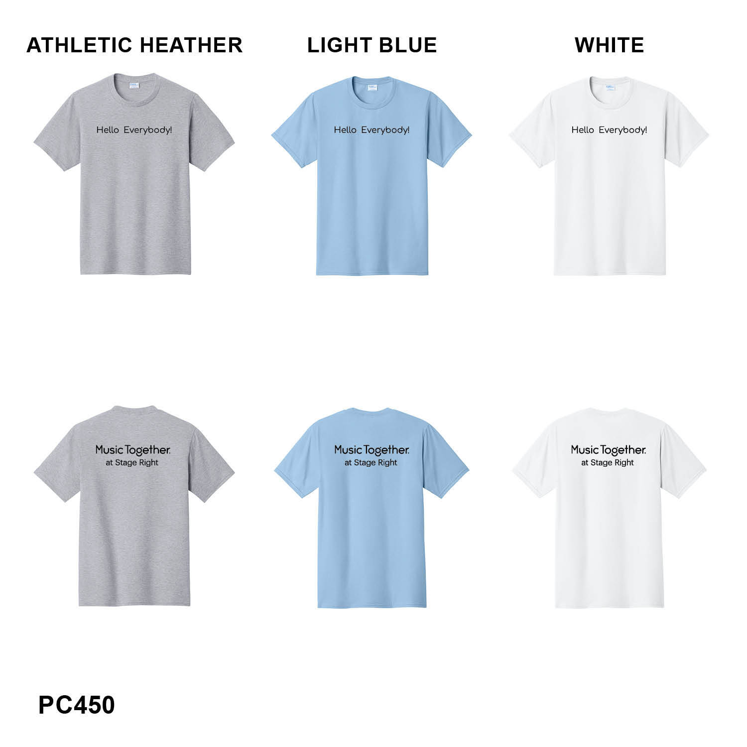 MUSIC TOGETHER LOGO - UNISEX Port & Co™ Fan Favorite™ Tee