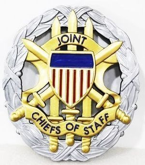 V31119 - DoD Joint Chiefs of Staff Seal Carved Wall Plaque