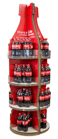 packaging pop coke display