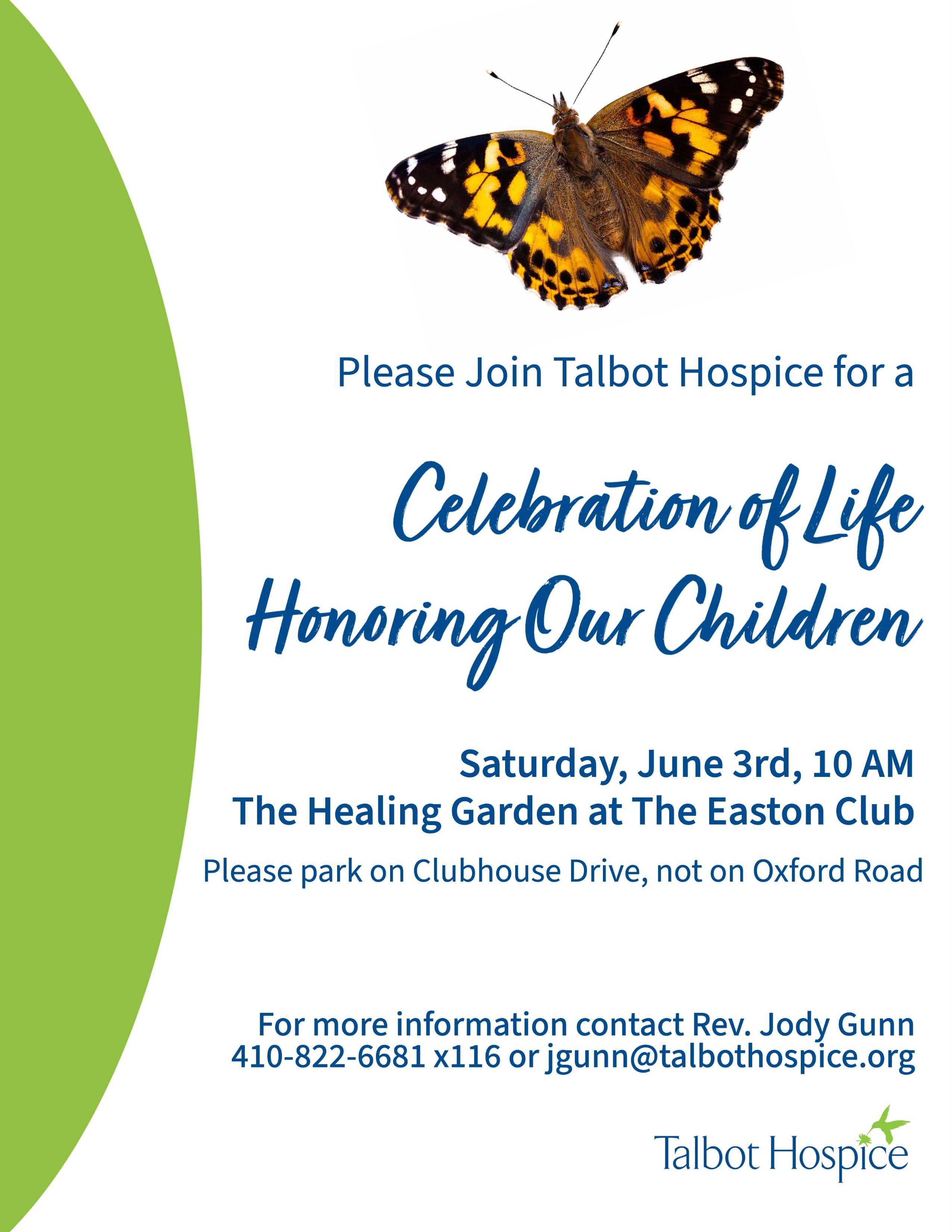 Talbot Hospice's 2023 Child Loss Remembrance Ceremony