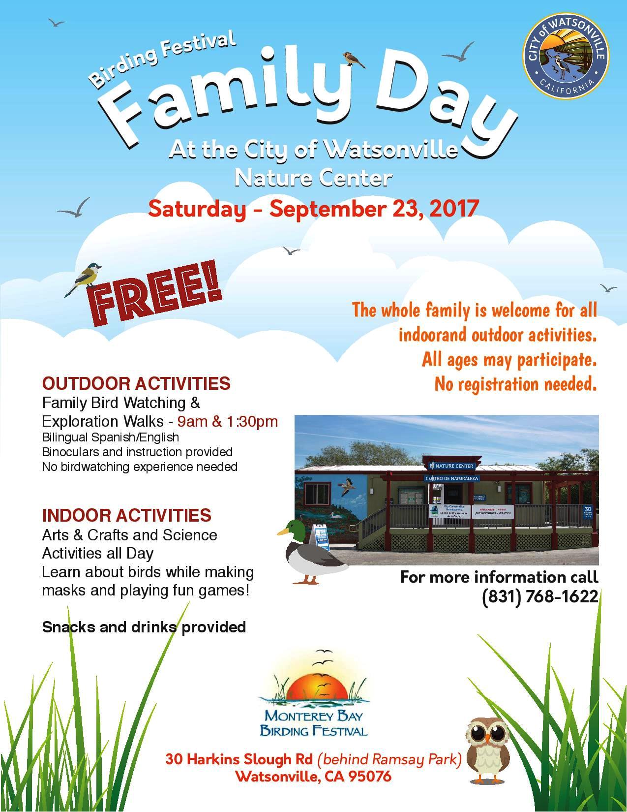 FREE: Birding Festival, Family Day