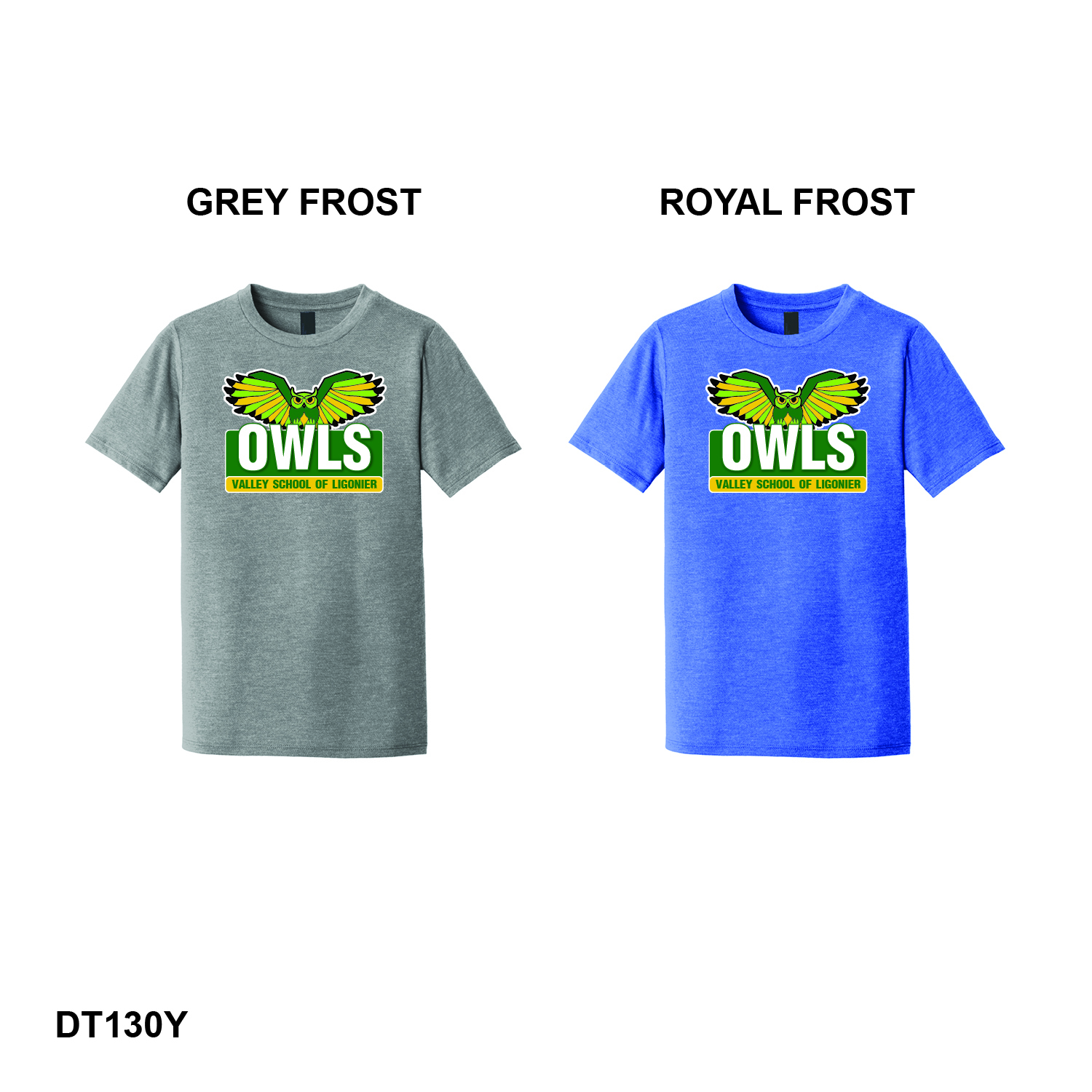 VSOL OWLS LOGO - District® Youth Perfect Tri® Tee