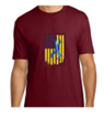 Maroon Flag Shirt