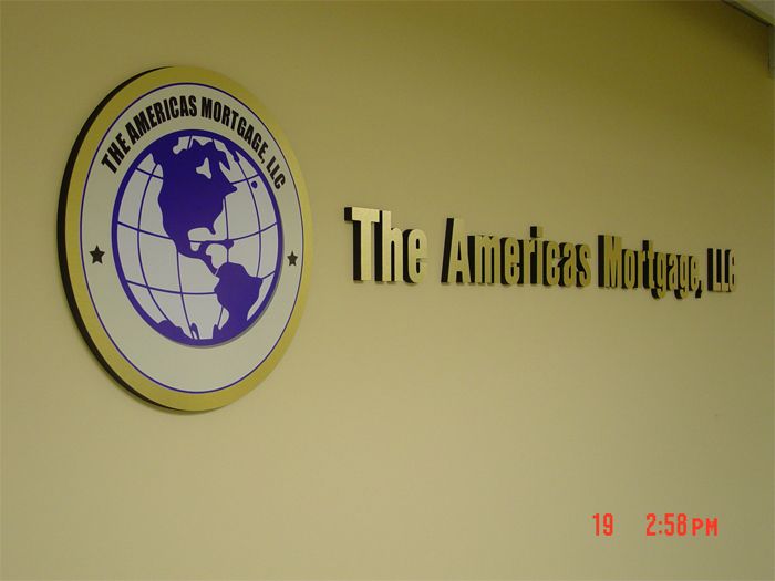 The Americas Storefront Sign