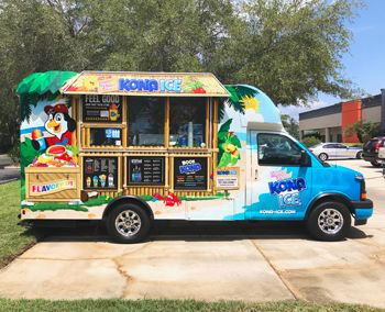 Shaved Ice Truck Wrap