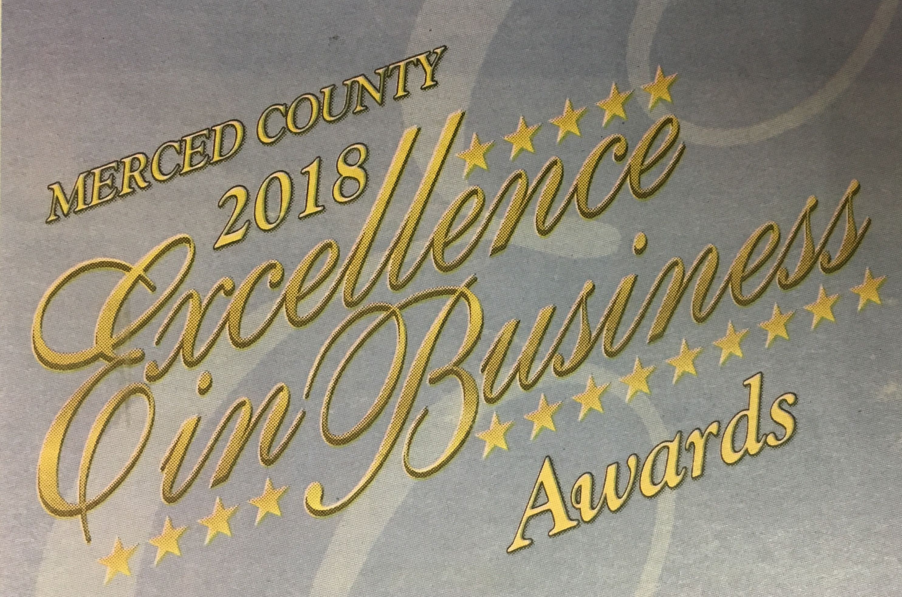 Merced County 2018 Charitable/Nonprofit Excellence in Business Award