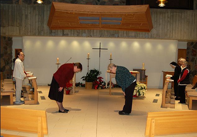 Sisters Celebrating Eucharist