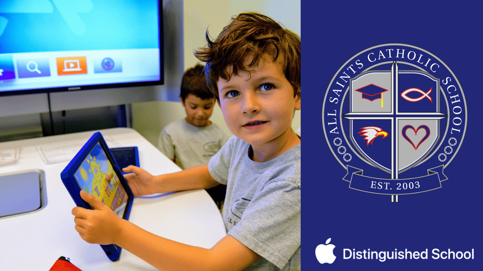 All Saints Catholic School Named Apple Distinguished School