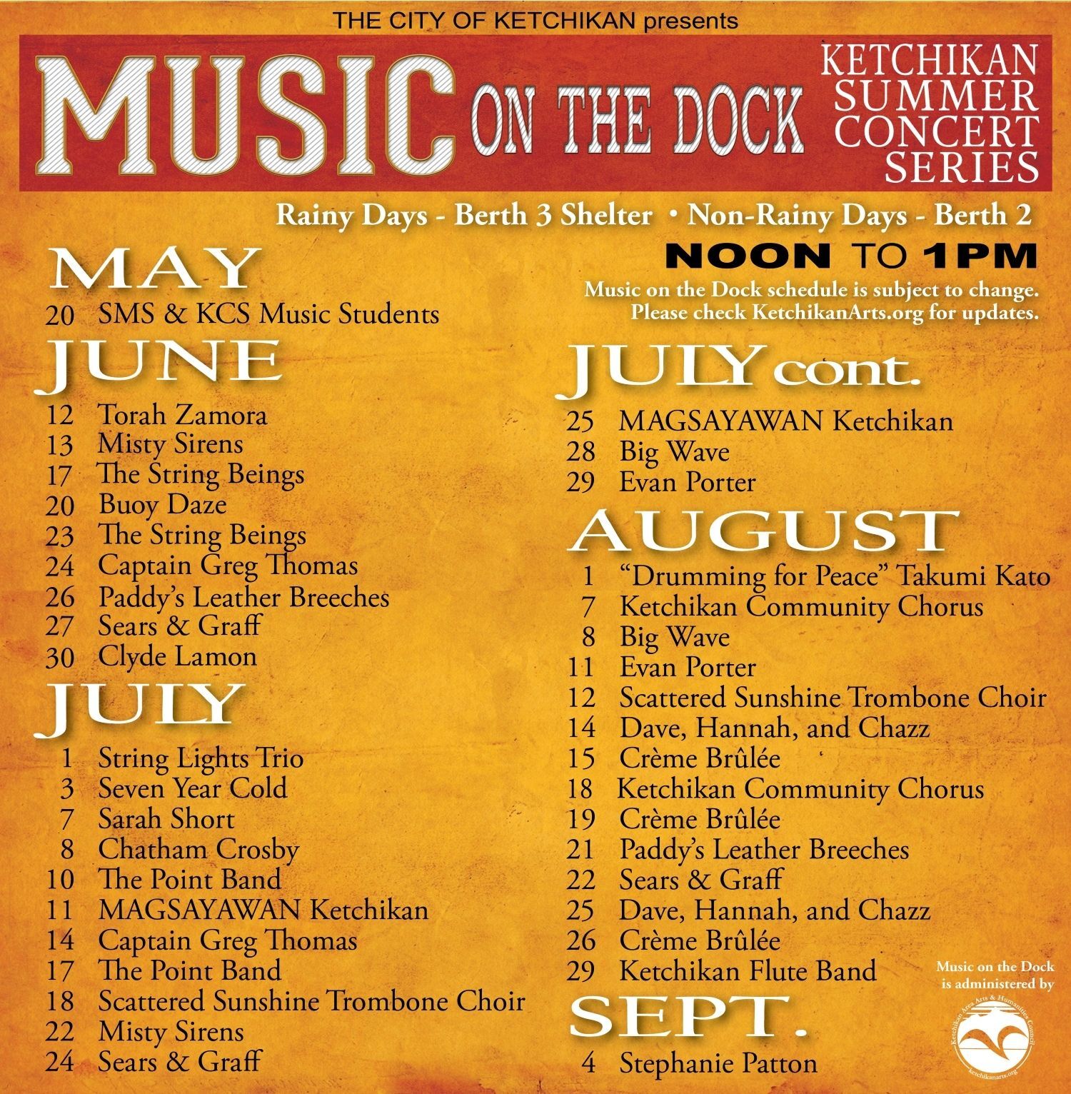 Music on the Dock