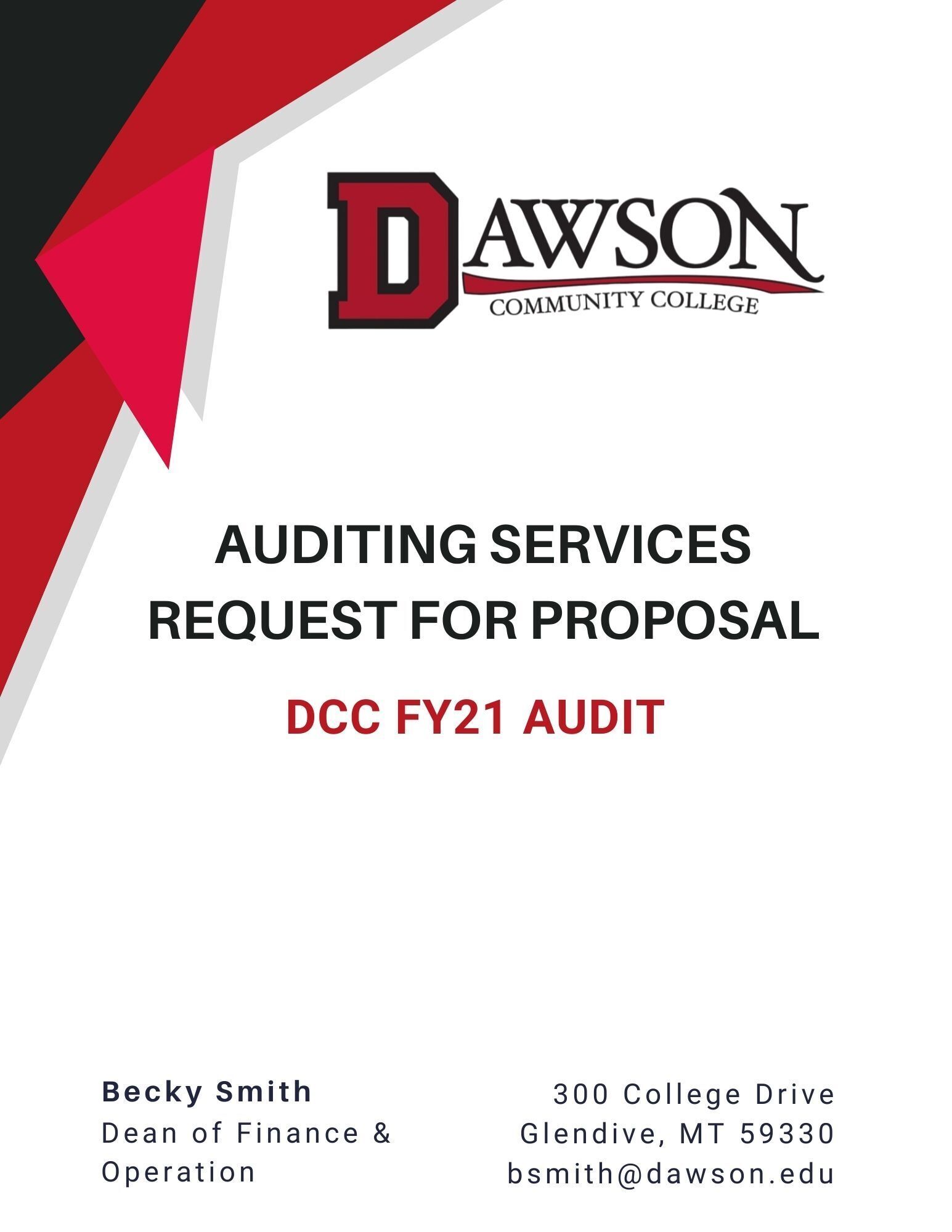 Auditing Services Request for Proposal