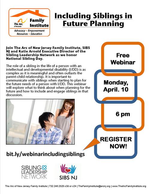 Free Webinar: Including Siblings in Future Planning