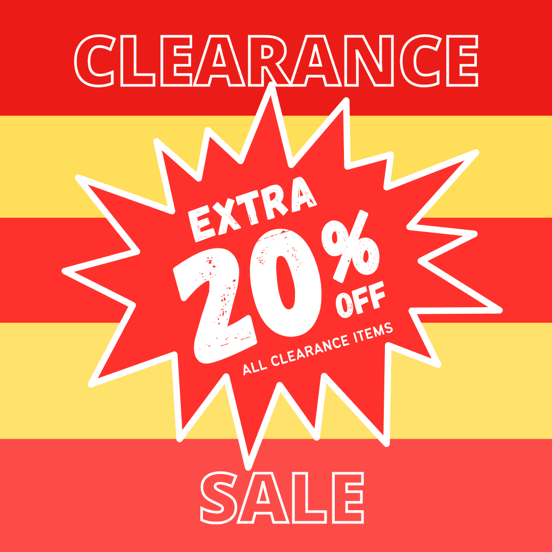 Extra 20% off all clearance sale