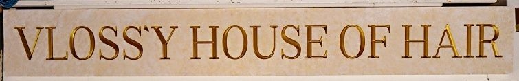 SA28065A - Carved and Sandblasted High Density Urethane (HDU) Sign for "Vloss'y House of Hair"