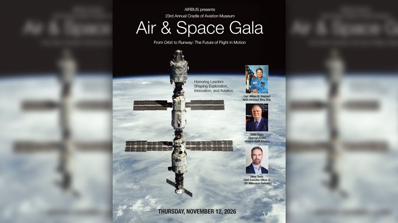 23rd Annual Cradle of Aviation Museum Air & Space Gala honoring William Shepherd, Robin Hayes and Steve Thody