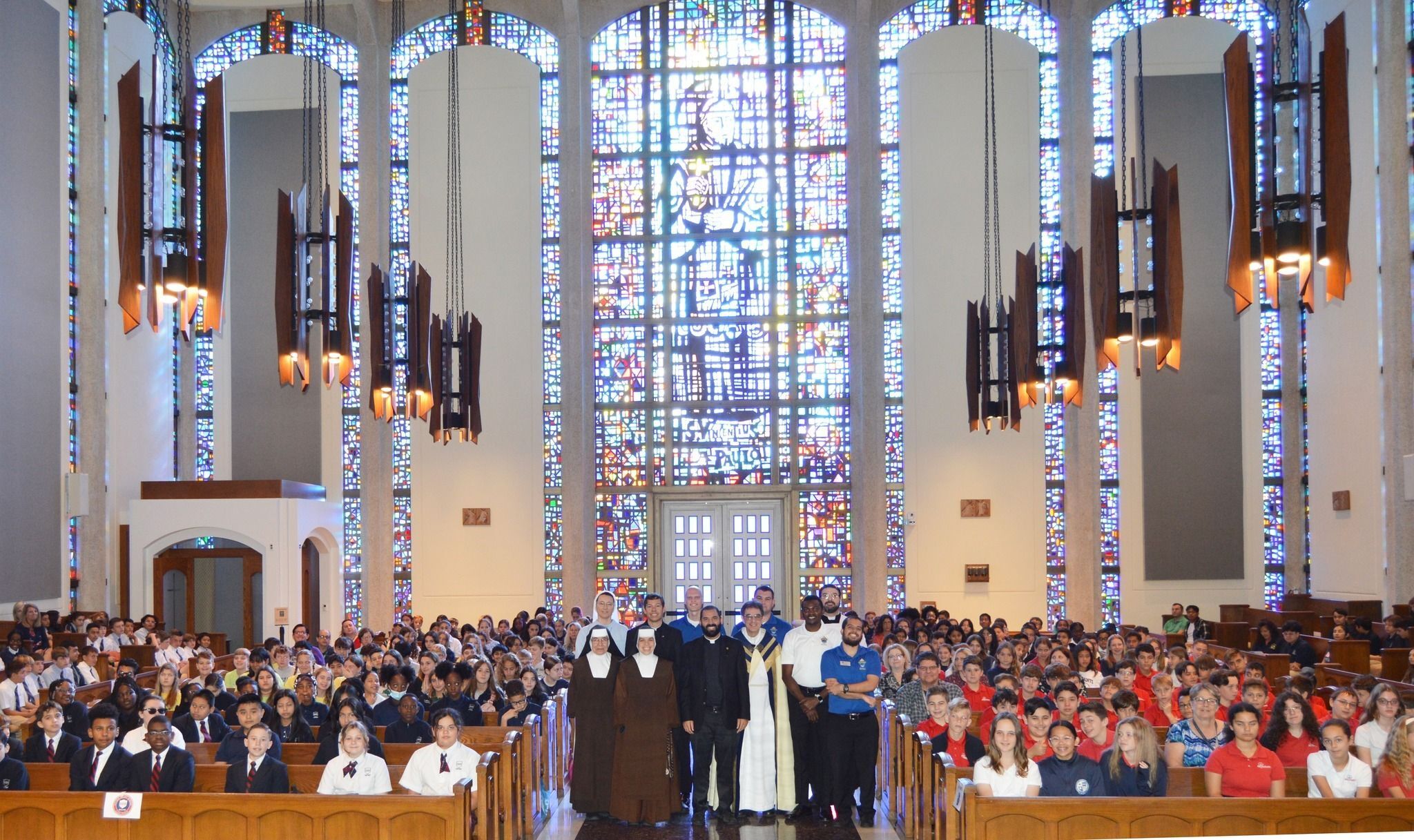Sixth-grade students visited St. Vincent de Paul Regional Seminary