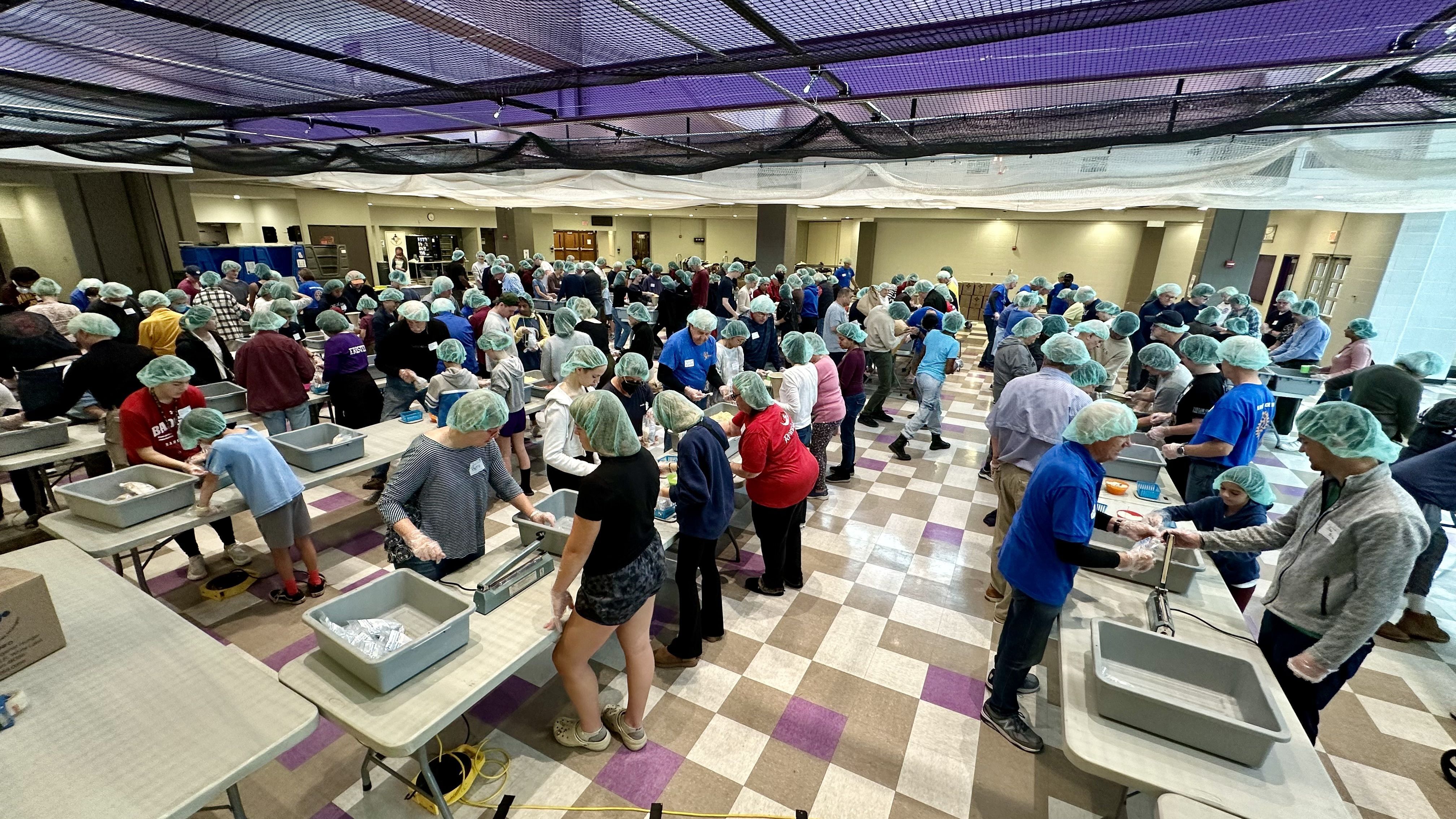 Preparing 60K meals to fight food insecurity goal of Rotary Clubs of Ann Arbor