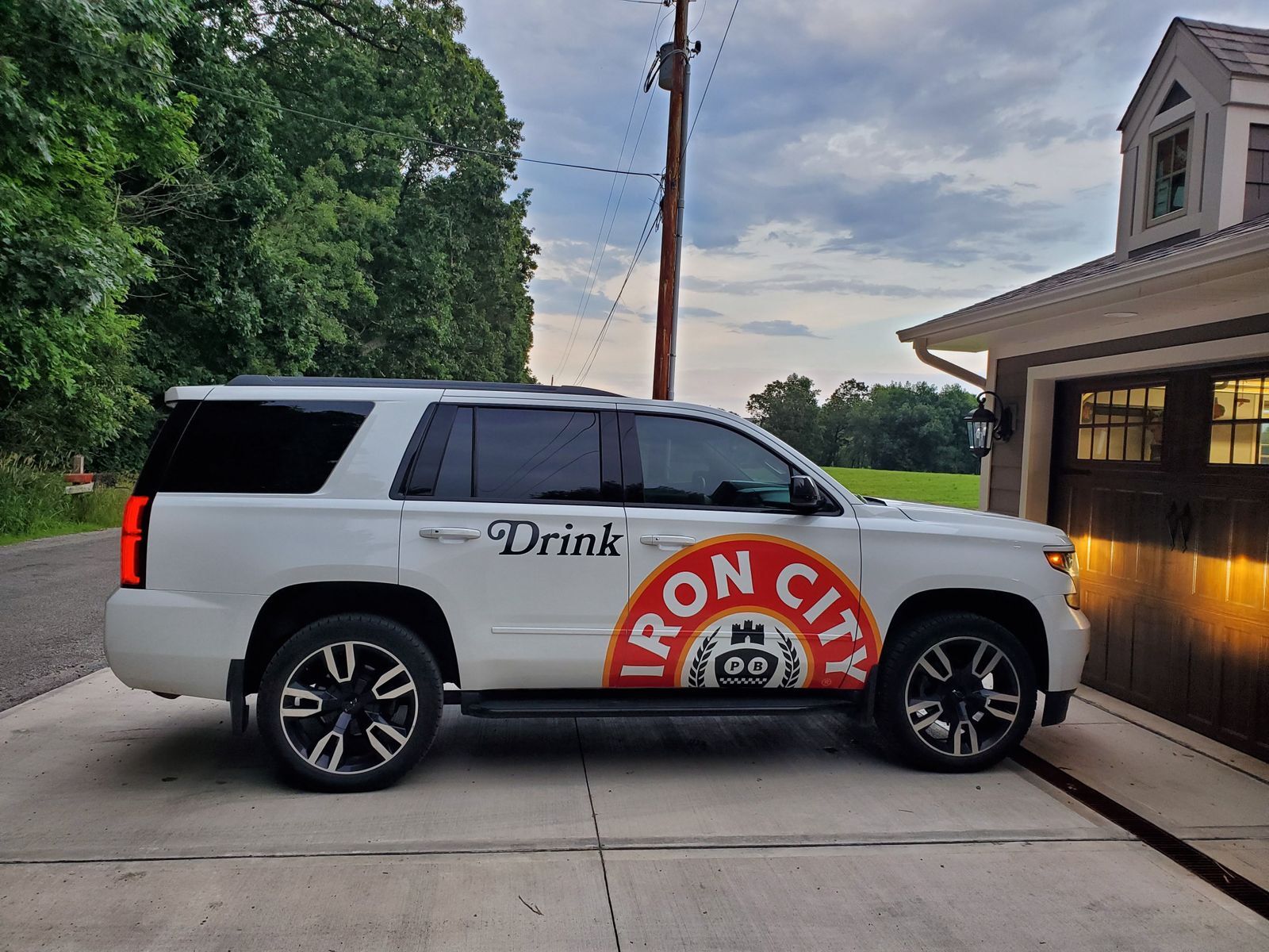 Iron City SUV partial wrap