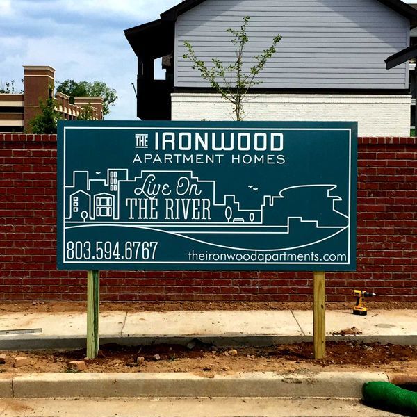 Ironwood Apartments Construction Site Sign
