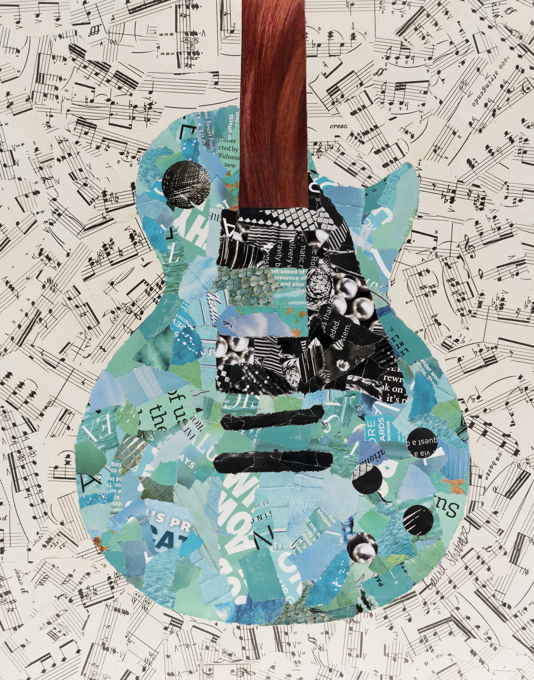 Collage Workshop with Laura Shabazz (In-Person: Guitar)