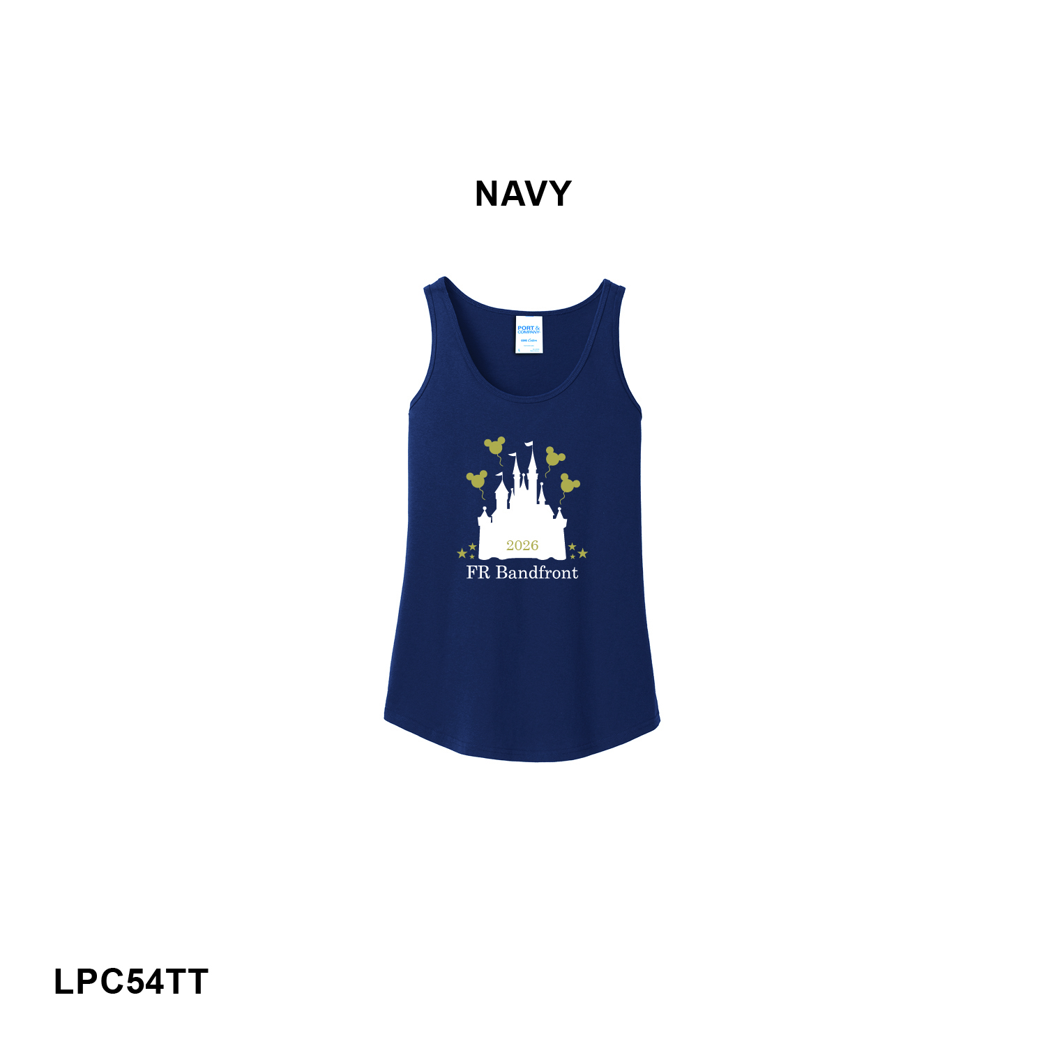 CASTLE LOGO - Port & Co™ Women's Core Cotton Tank Top