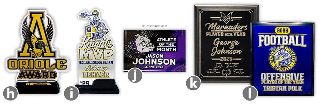 Fully Customized Acrylics and Plaques
