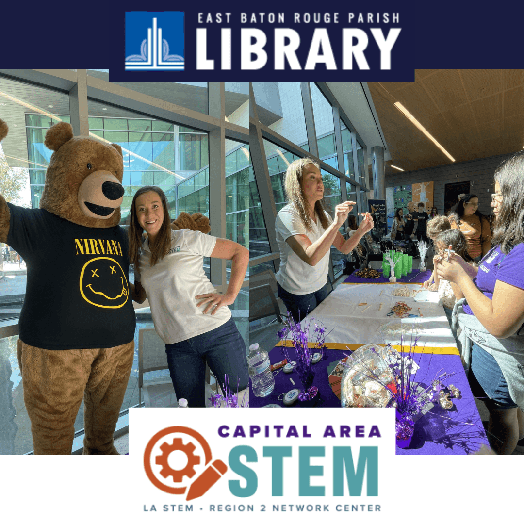 Images from the EBRPL Maker Faire featuring CASN Graduate Student Natalie Ray working with future makers.