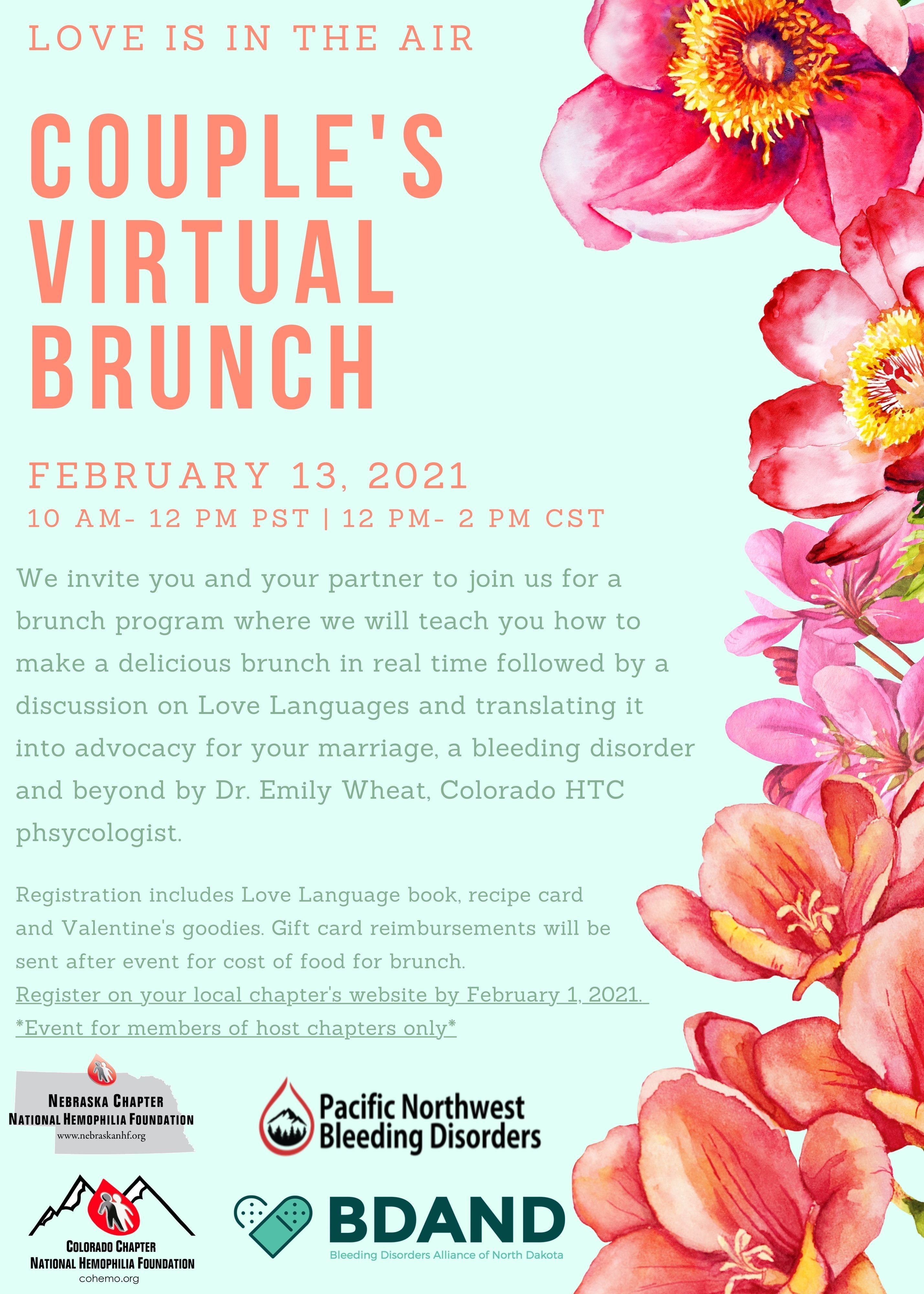 Couples Virtual Brunch