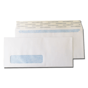 #10 Standard Window Envelope, Peel & Seal closure with Security Inside Tint​