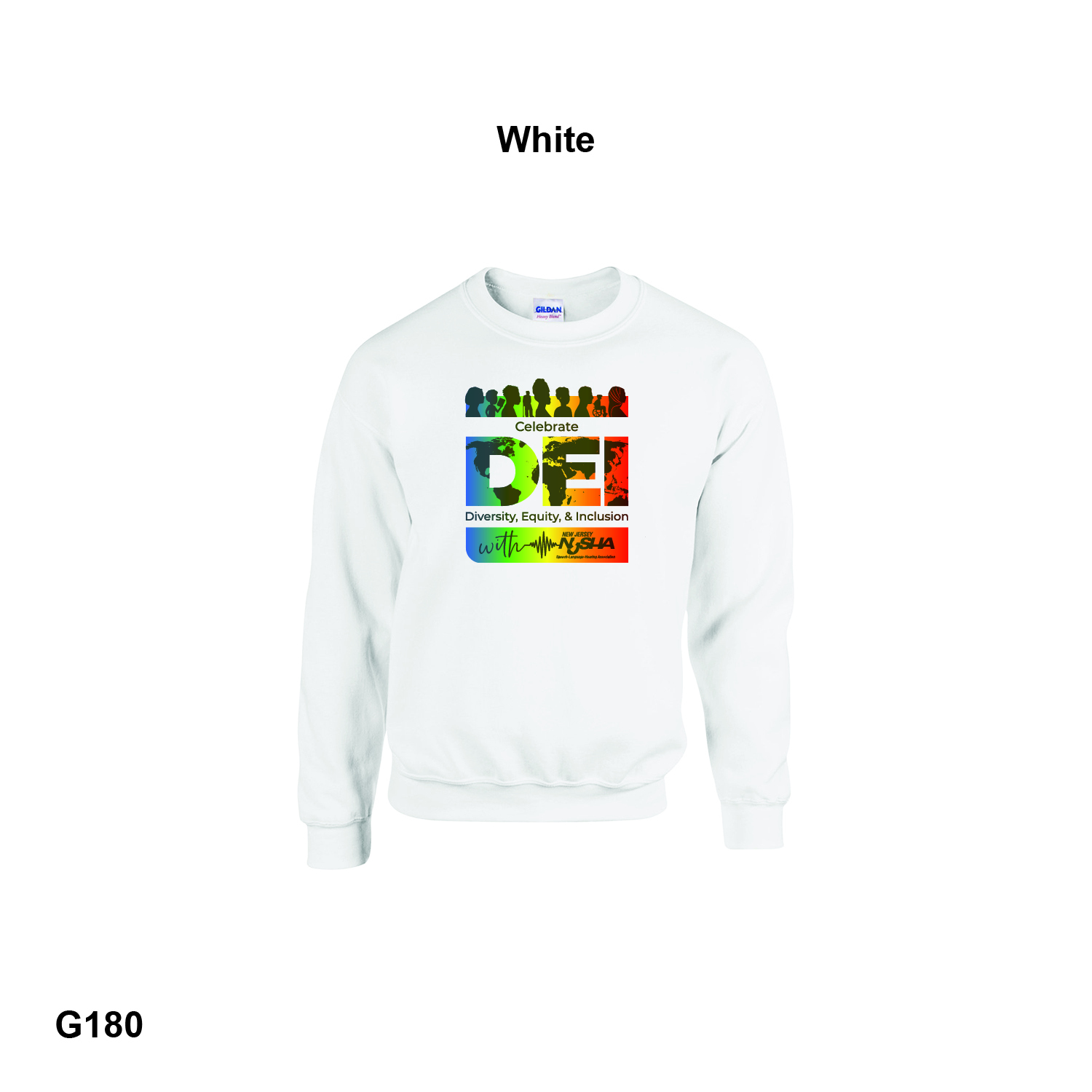 DEI LOGO - Gildan Adult Heavy Blend™ Fleece Crew