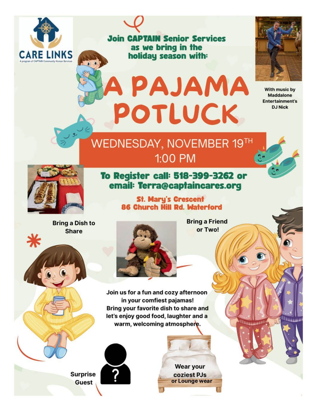 Care Links Pajama Potluck