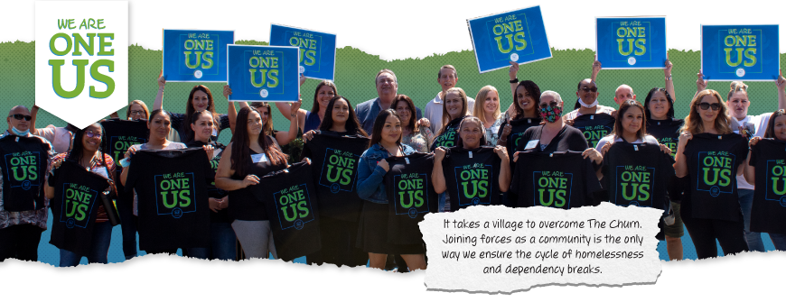 #WeAreOneUs: Together, We Crush The Churn in Our Communities