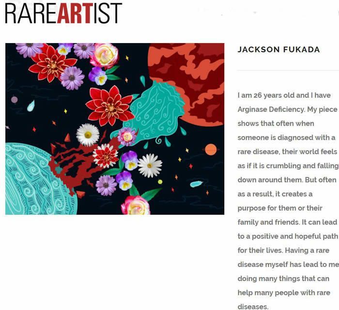JACKSON FUKUDA WINS RARE ARTIST AWARD