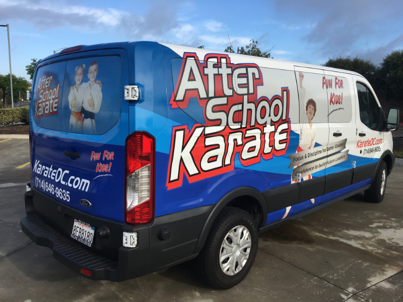 Van Wraps | Placentia CA | Karate Studio