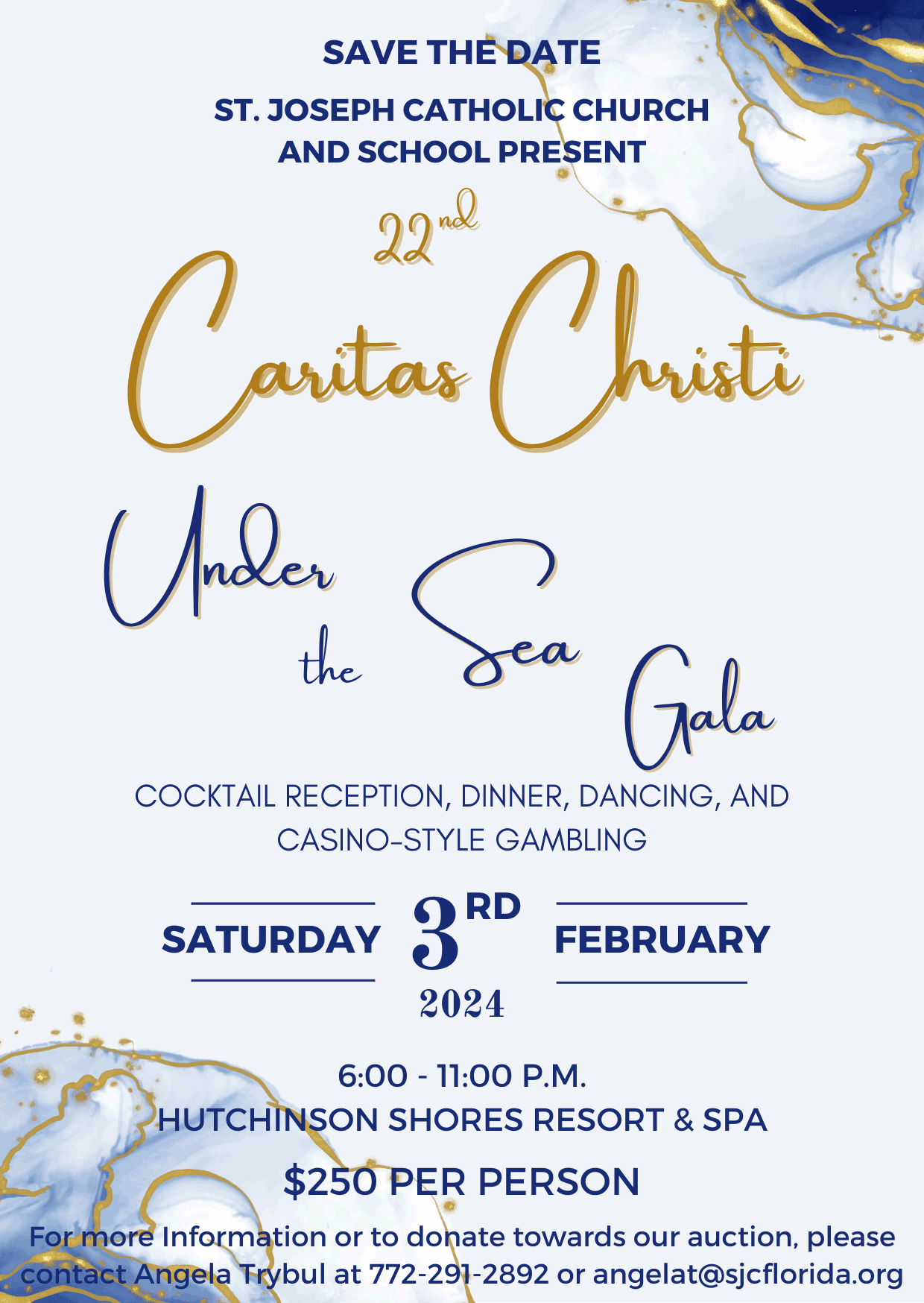Save the Date - 22nd Annual Caritas Christi “Under the Sea” Gala