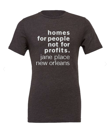 Homes for People Not For Profits Tee - Heather Grey