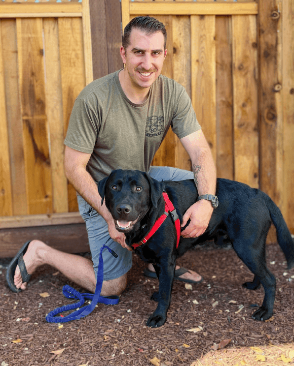 NLK9s Warrior Support Dog and recipient