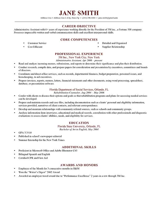 Resumes