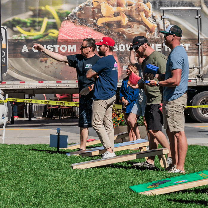 Cornhole for House of Neighborly Service