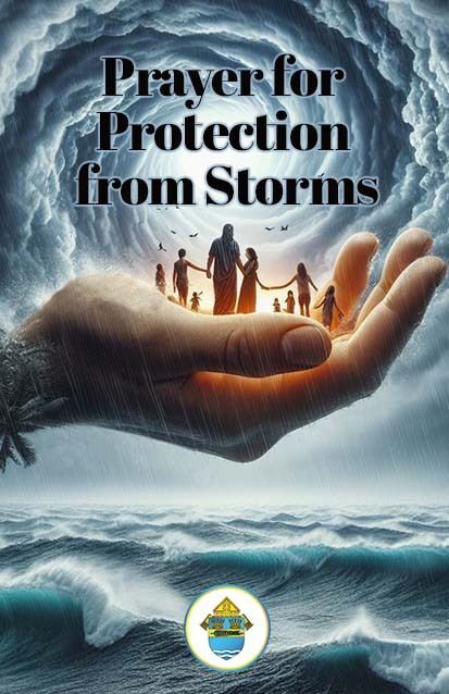 Protection from Storms Prayer Card