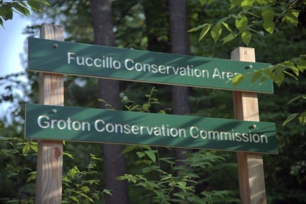 M9585 - Multi-Board Fiberglass Reinforced Plastic Wood HDPE Entrance  Sign for the Fuccillo Conservation Area 
