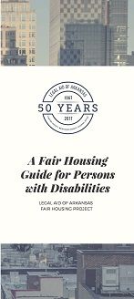 A Fair Housing Guide for Persons with Disabilities