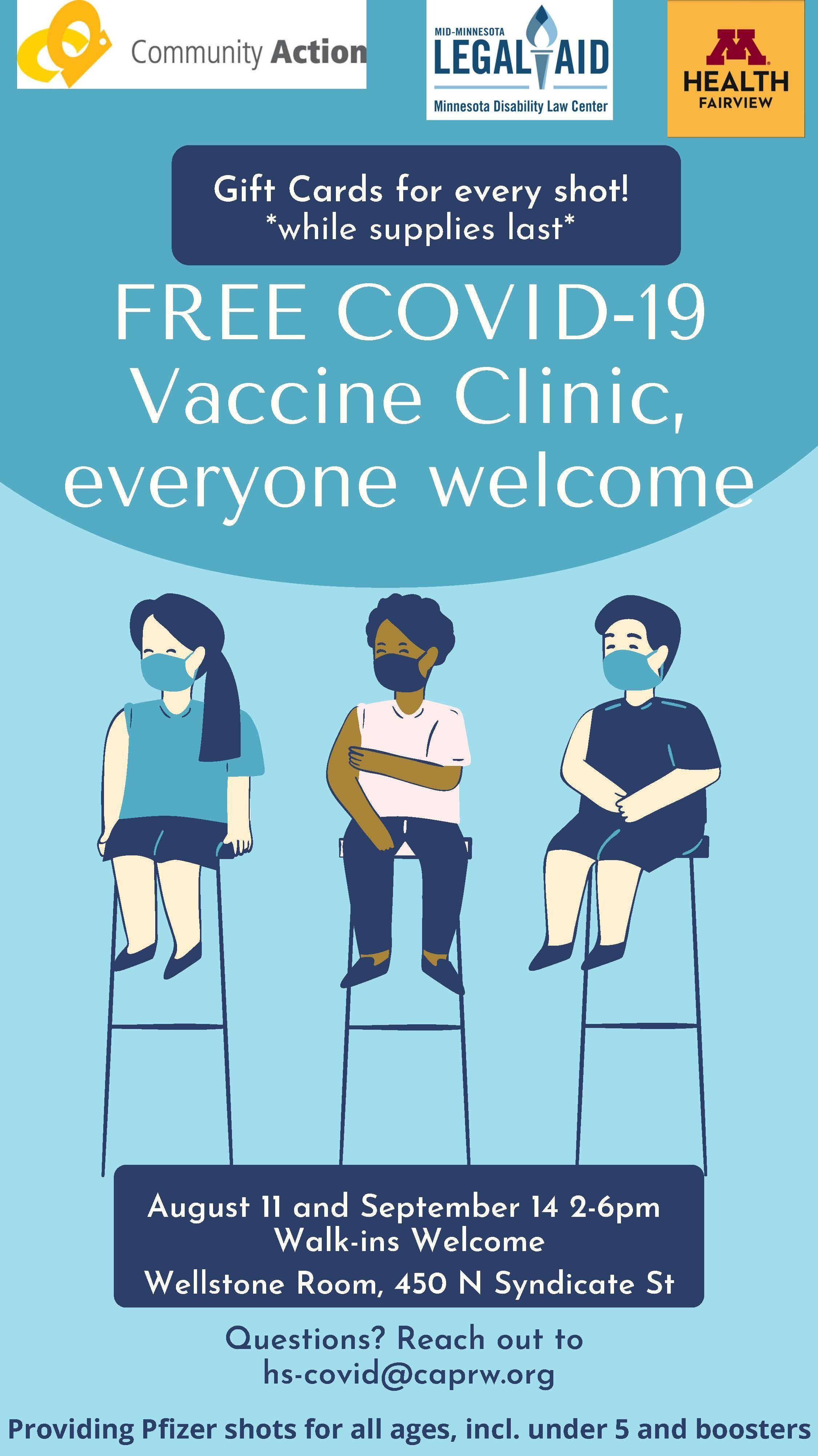 Community Action to Host Two More Free COVID-19 Vaccine Clinics