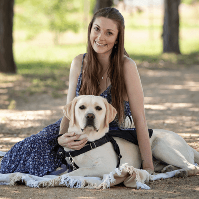 Hearing Dog Team Courtney & Caro