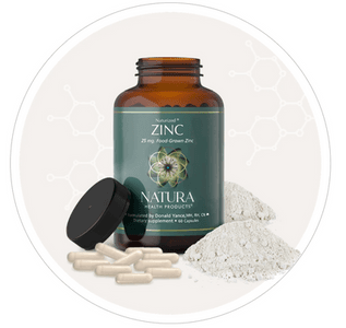 Zinc supplement bottle