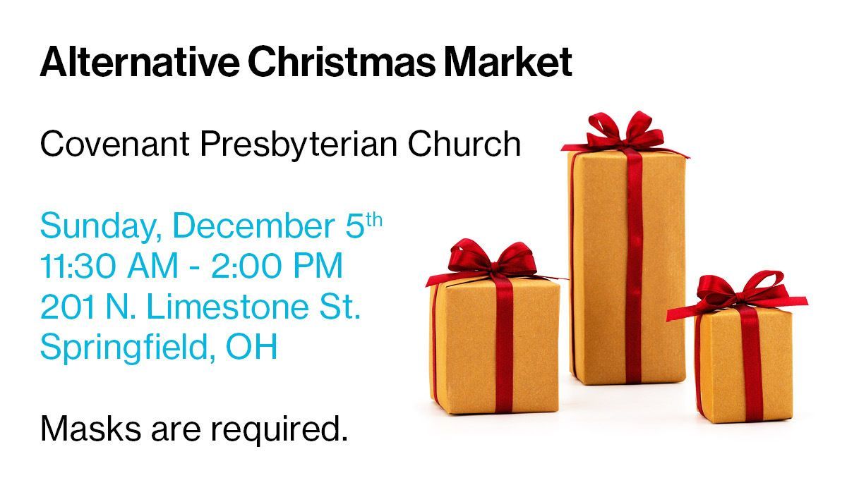 Have a Great Time at the Alternative Christmas Market in Springfield and Help Your Community!